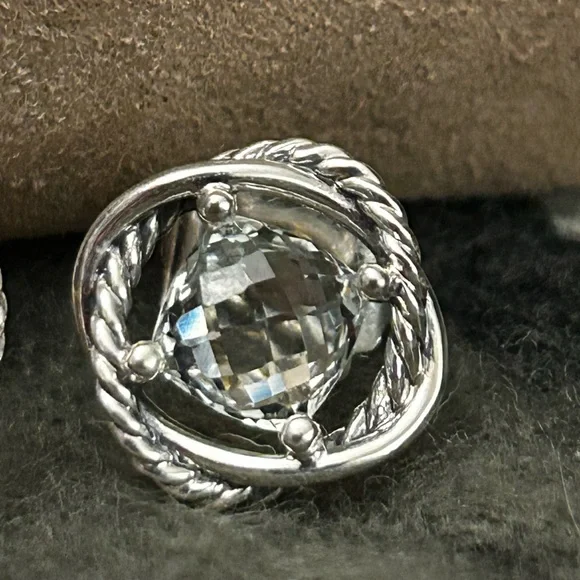 David Yurman Infnity 7mm Prasiolite with DY Pouch - Picture 3 of 9